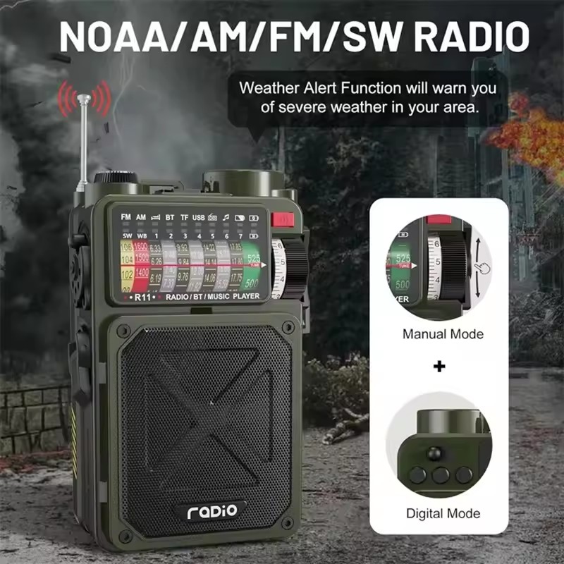 Hand-operated Emergency Solar  - Emergency Radio Solar review and price