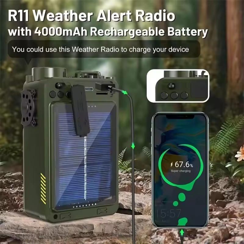 Hand-operated Emergency Solar  - Emergency Radio Solar review and price