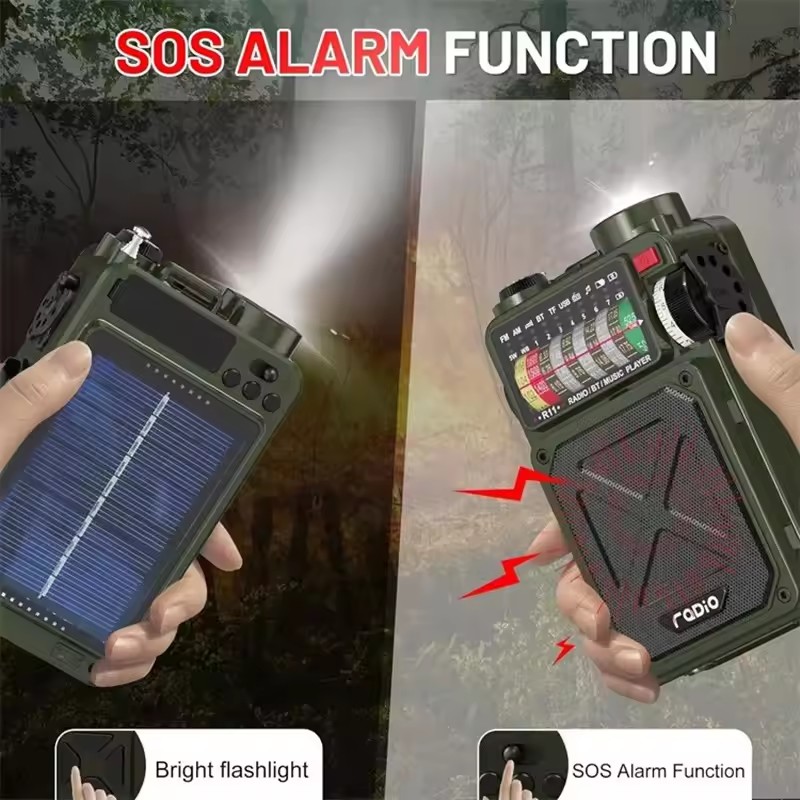 Hand-operated Emergency Solar  - Emergency Radio Solar review and price