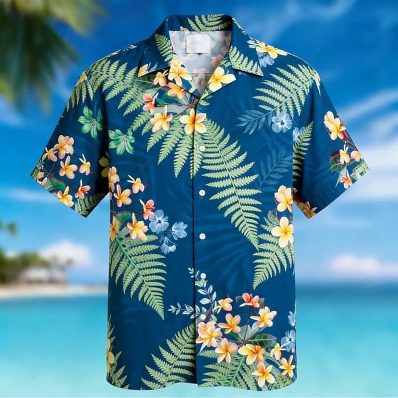 Men's Premium Hawaiian Floral  - Outdoor Adventure Vacations review and price