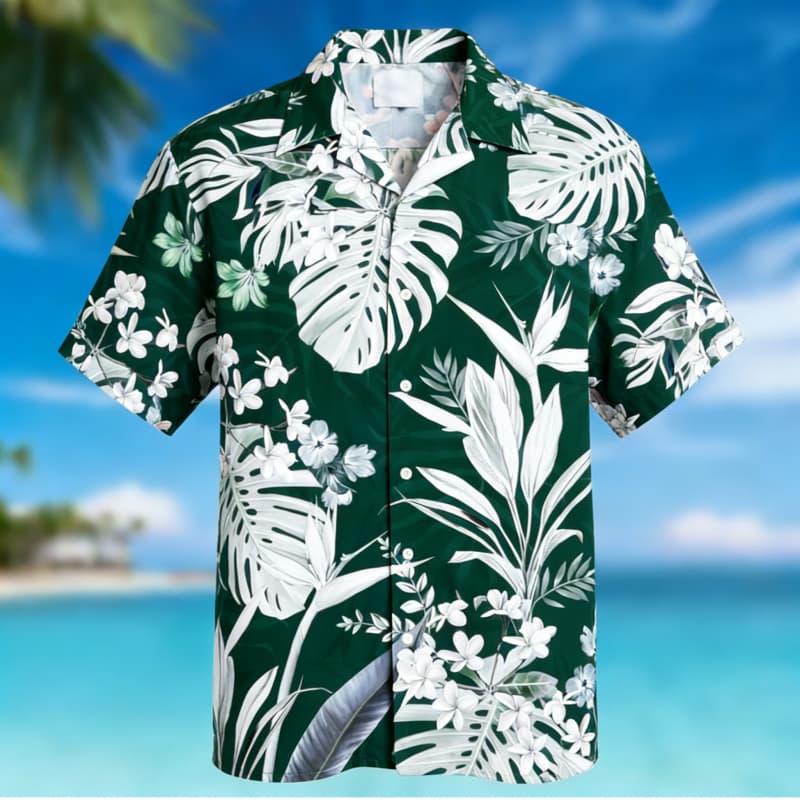 Men's Premium Hawaiian Floral  - Outdoor Adventure Vacations review and price
