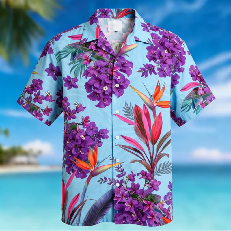 Men's Premium Hawaiian Floral  - Outdoor Adventure Vacations review and price