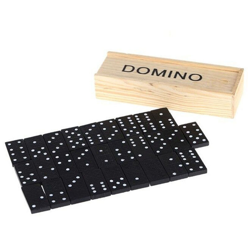 28pcs/Set Wooden Domino Board  - Outdoor Adventure Game review and price
