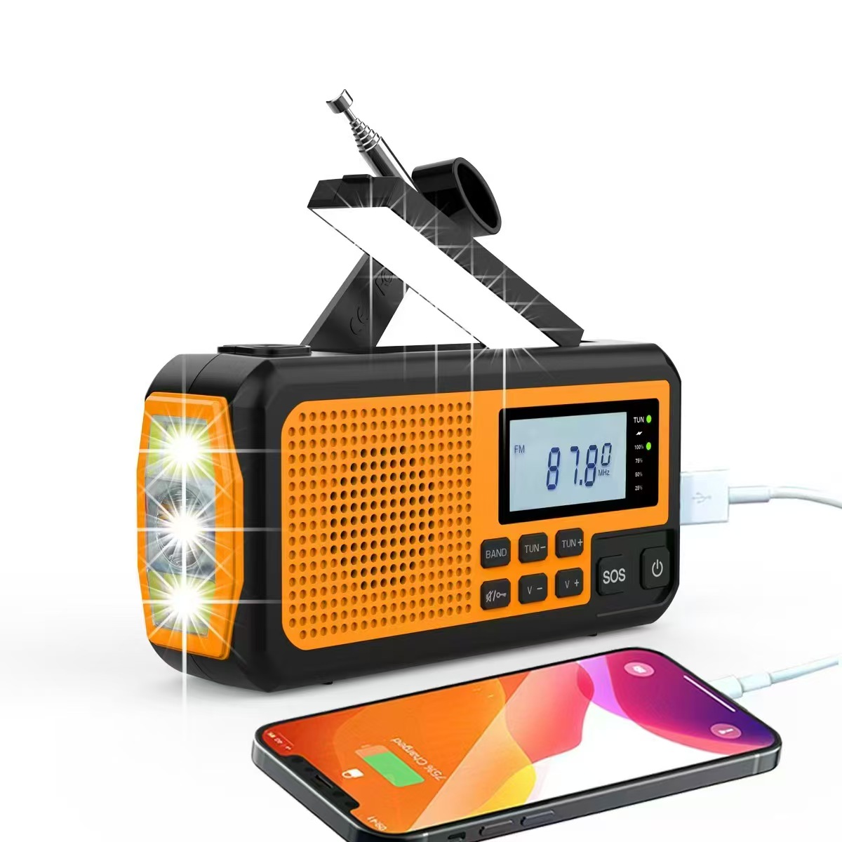 For Spanish Christmas Gift Eme - Emergency Radio Solar review and price