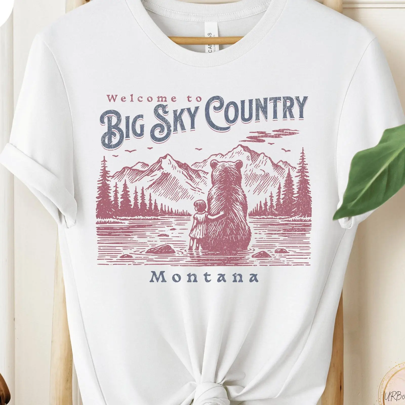 Big Sky Country Montana Bear T - Outdoor Adventure Vacations review and price