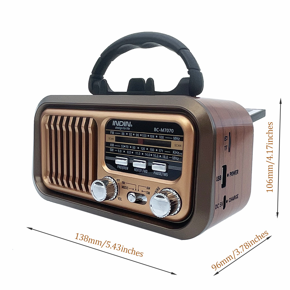 Radio Portable AM FM SW Vintag - Emergency Radio Solar review and price