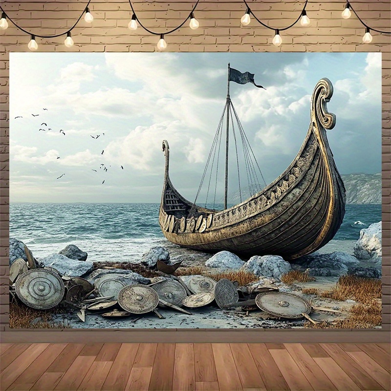 Large Viking adventure photogr - Outdoor Adventure Background review and price