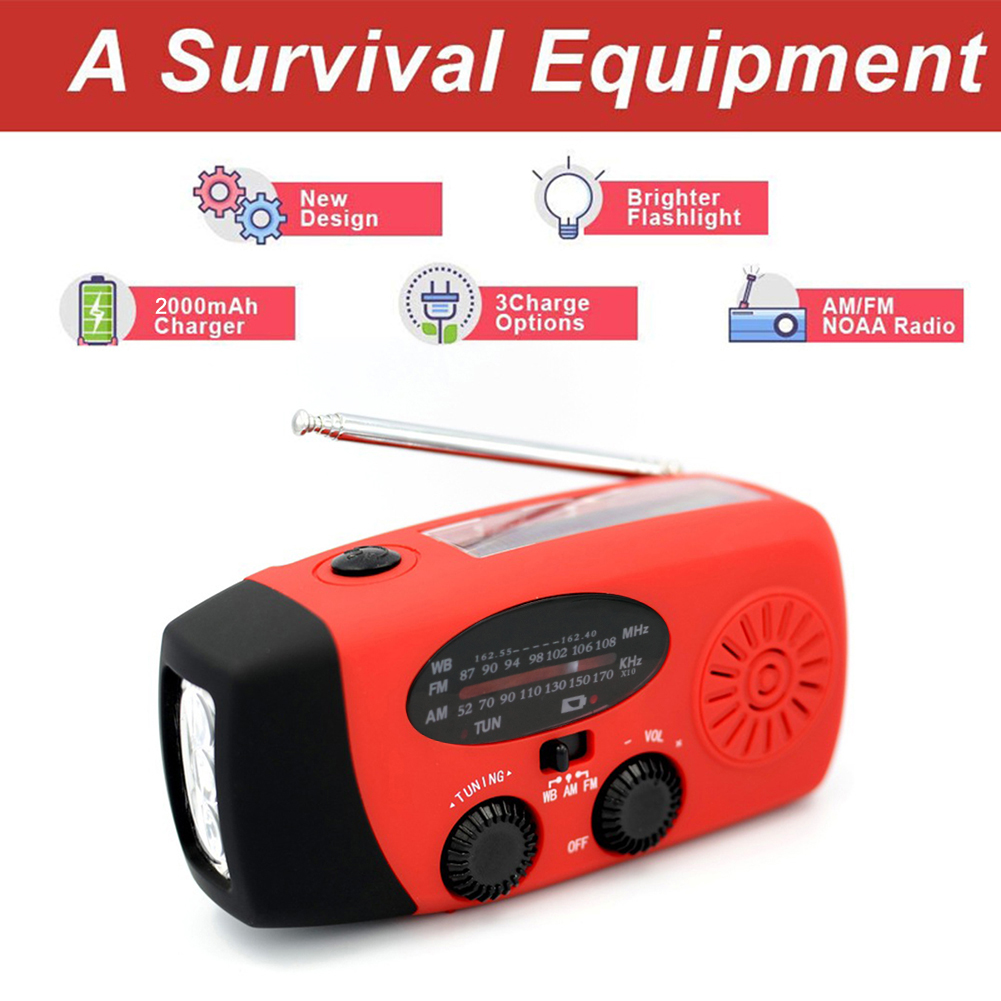Portable Hand Radio Solar Cran - Emergency Radio Solar review and price