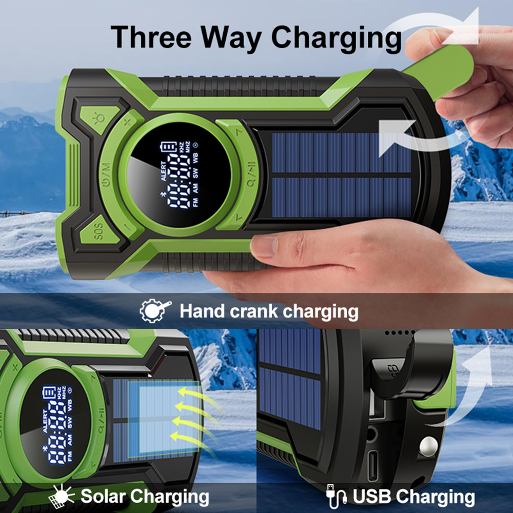 Solar Hand Crank Emergency Rad - Emergency Radio Solar review and price