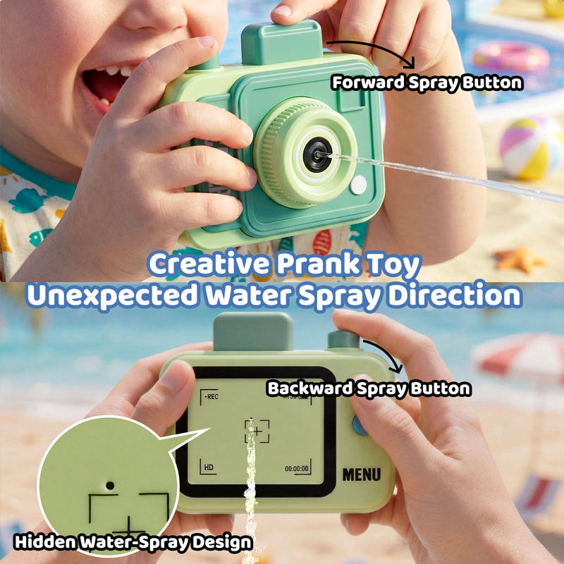 Double-sided Water Gun Camera  - Outdoor Adventure Game review and price