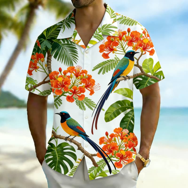 Men's Premium Tropical Bird Pr - Outdoor Adventure Vacations review and price