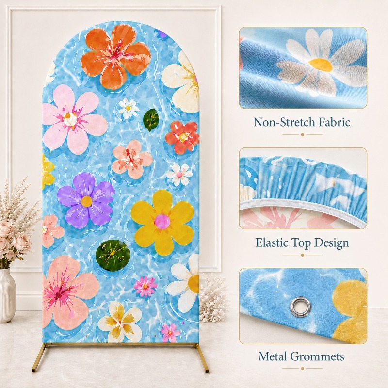 2D Flat Arch Backdrop Cover Si - Outdoor Adventure Background review and price