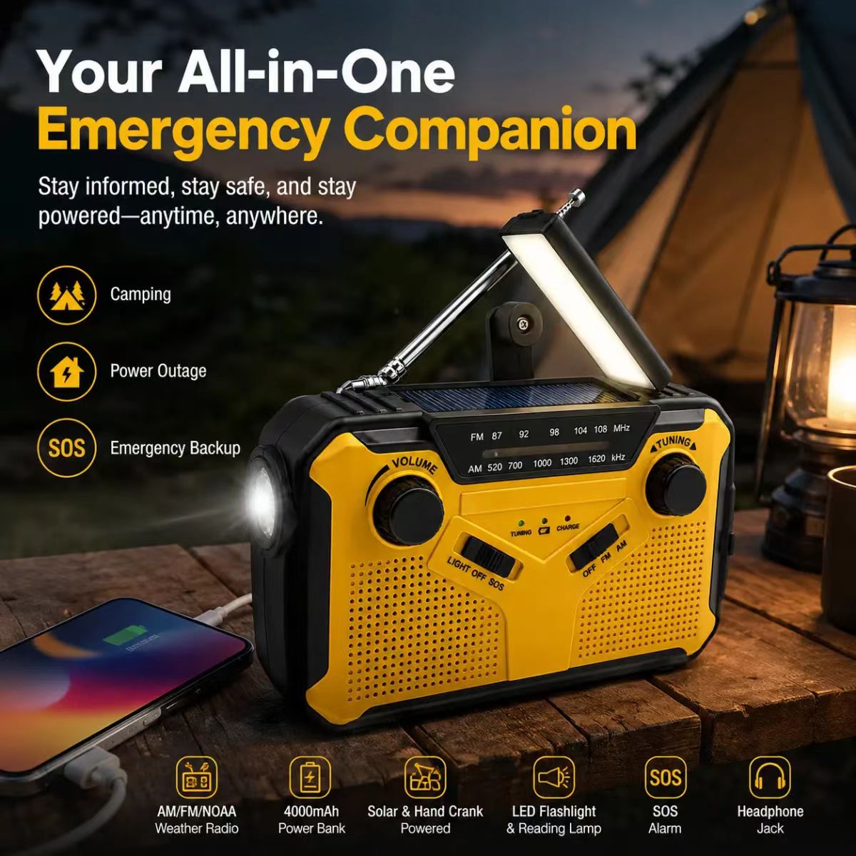 AM/FM Portable Solar Radio wit - Emergency Radio Solar review and price