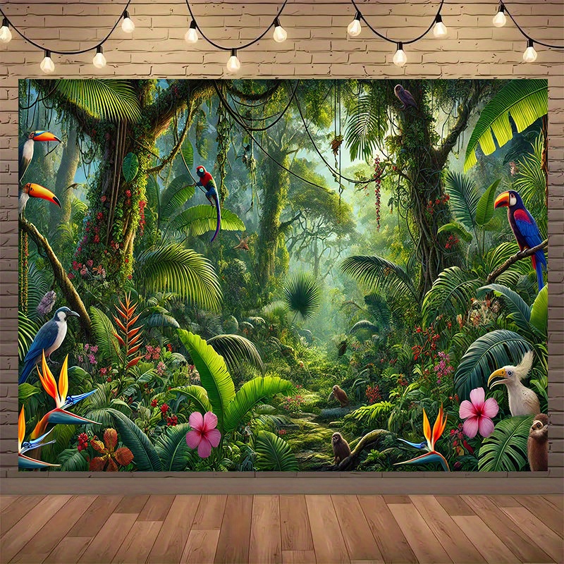 1pc Jungle Adventure Backgroun - Outdoor Adventure Background review and price