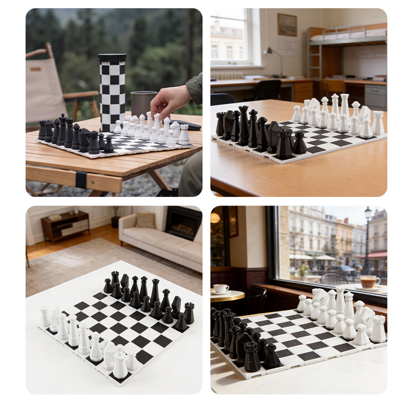2 in 1 Portable Chess Game Set - Outdoor Adventure Game review and price